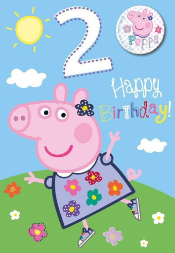 Picture of 2ND HAPPY BDAY CARD PEPPA PIG